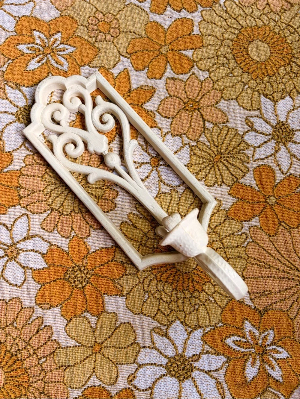 🕯️⚜️✨ Vintage 1970s Baroque Wall Sconce ✨⚜️🕯️